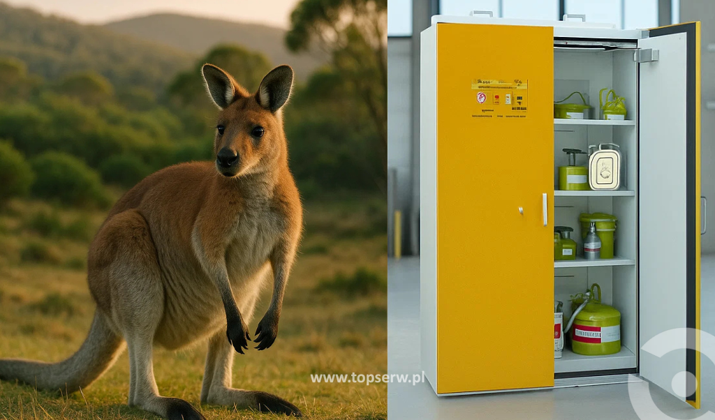 Kangur i szafa ognioodporna – mistrzowie instynktownej ochrony