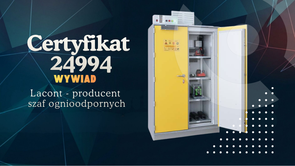 Certyfikat VDMA 24994 i klasa I/O 90 — nowy poziom bezpieczeństwa szaf na baterie litowo-jonowe