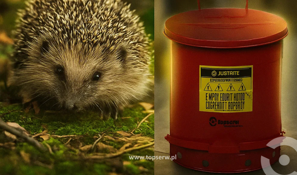 Pojemnik jak jeż – niewielki, ale gotowy na każde zagrożenie