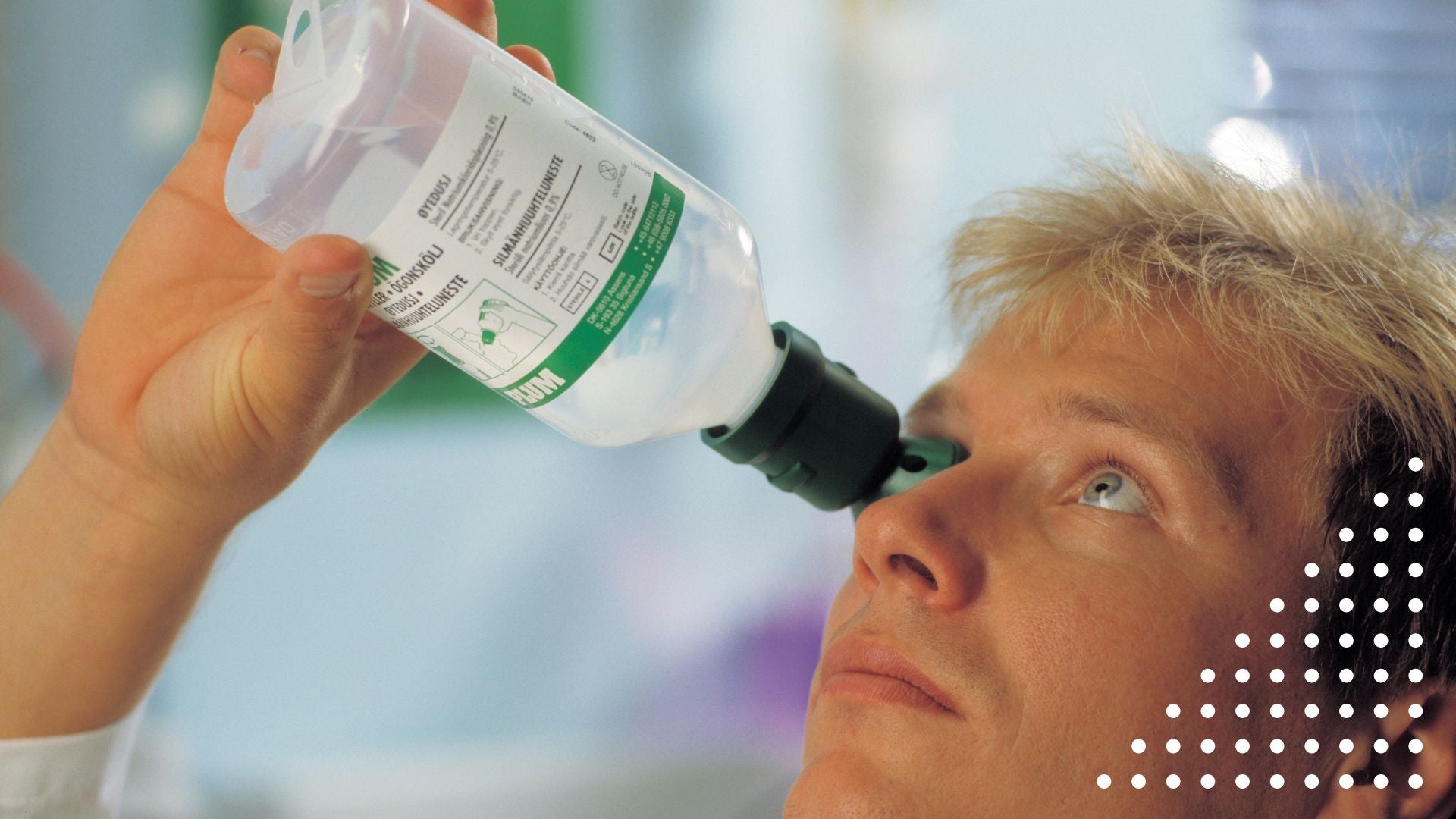 Płyny do płukania oczu jako środek pierwszej pomocy