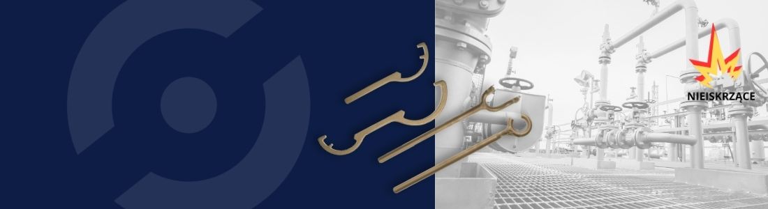 Klucze hakowe w wykonaniu nieiskrzącym