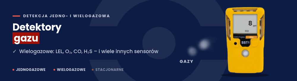 Detektory gazu