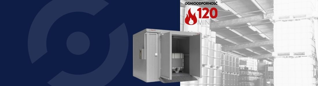 Magazyny chemiczne ognioodporne REI 120 jednopoziomowe