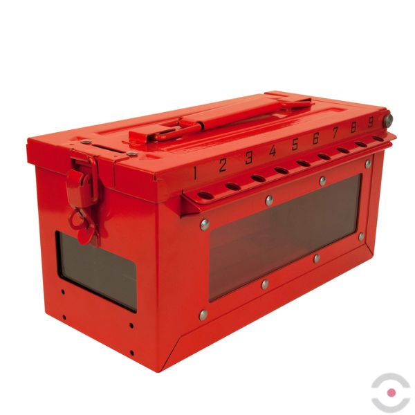 Skrzynka na blokady, 19 otworów, boczne okno