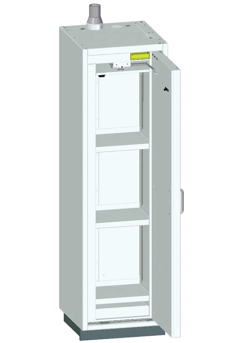 Szafa ognioodporna Topserw SAFE-30 M, 3 półki, drzwi CLA szare, BASIC, 30 min