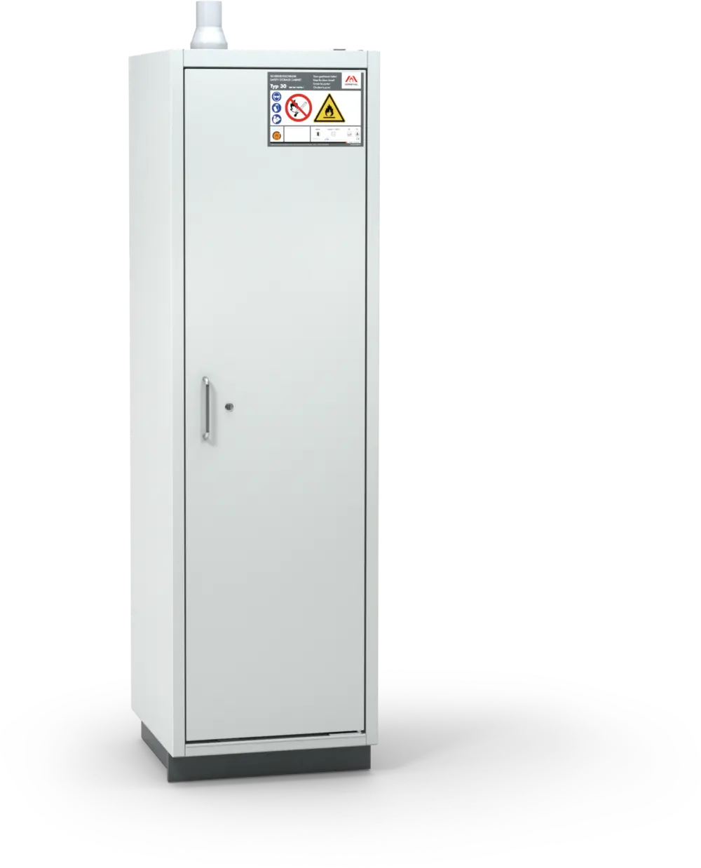 Szafa ognioodporna Topserw SAFE-30 M, 3 półki, drzwi CLA szare, BASIC, 30 min