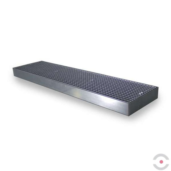 Platforma robocza stalowa Topserw 85 l, S*D*W 500*2000*123 mm, wanna wychwytowa, LOW