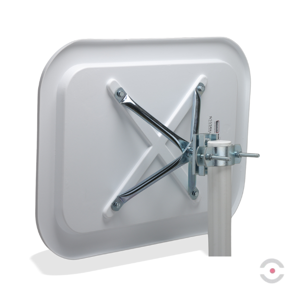 Lustro drogowe Dancop, London, akryl, 40*60 cm, biało-czerwone