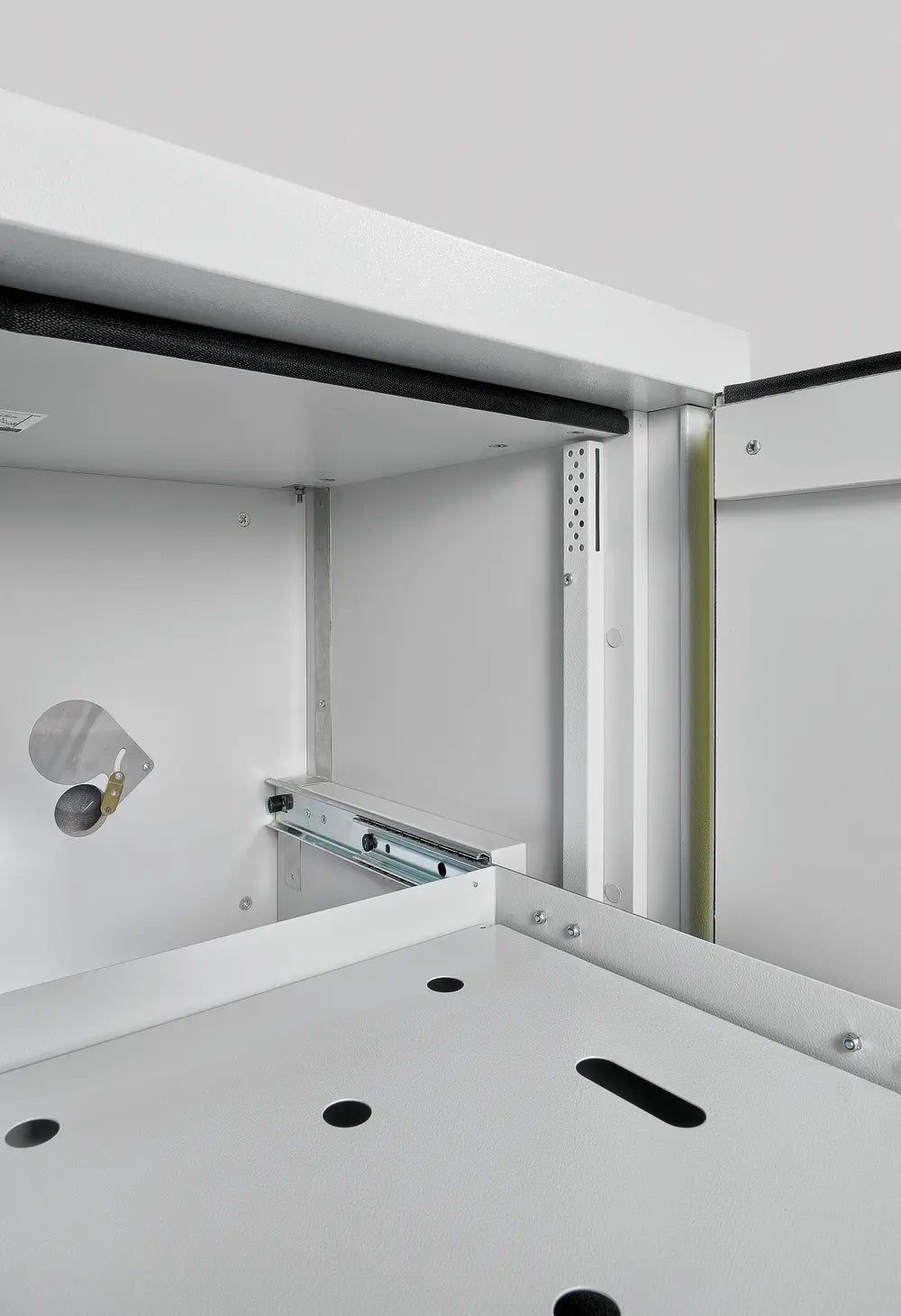 Szafa ognioodporna Topserw UNDER-90 LD, 2 tace wysuwane, drzwi PSH żółte, UTS, 90 min