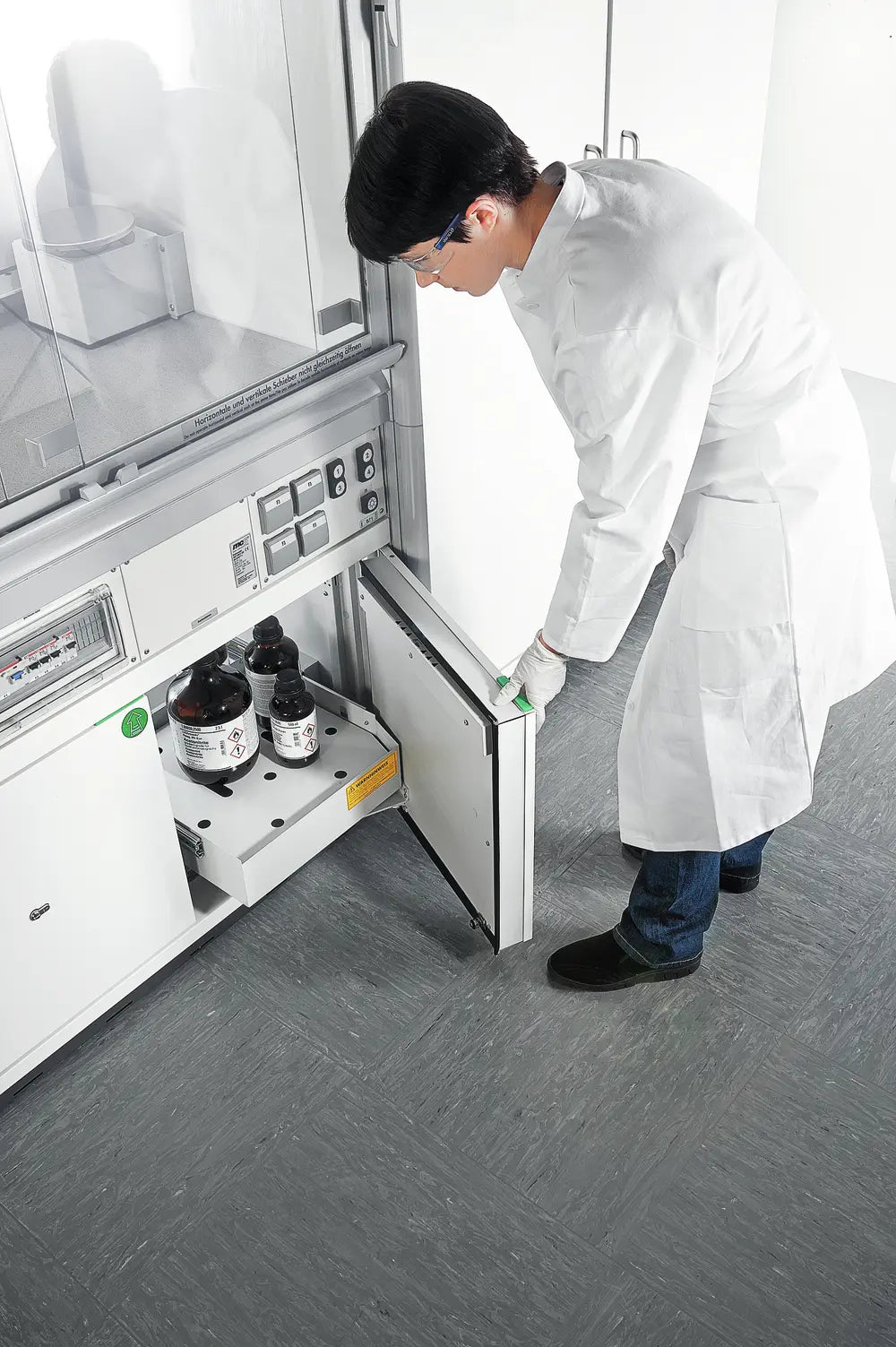 Szafa ognioodporna Topserw UNDER-90 LD, 2 tace wysuwane, drzwi PSH żółte, UTS, 90 min