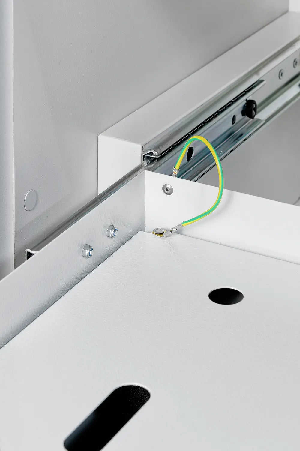 Szafa ognioodporna Topserw UNDER-90 LD, 2 tace wysuwane, drzwi PSH żółte, UTS, 90 min