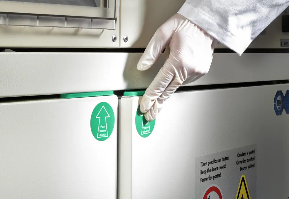 Szafa ognioodporna Topserw UNDER-90 LD, 2 tace wysuwane, drzwi PSH żółte, UTS, 90 min