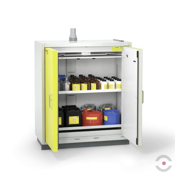 Szafa ognioodporna Topserw SAFE-90 XS, 2 półki, drzwi CLA żółte, CLASSIC, 90 min