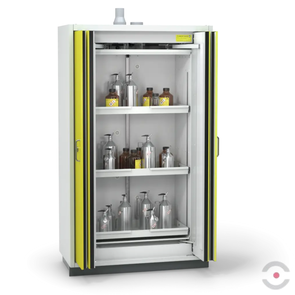 Szafa ognioodporna Topserw PRIME-90 XL, 3 półki wysuwane, drzwi FSC żółte, PREMIUM, 90 min