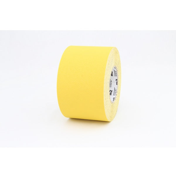 Taśma antypoślizgowa Easy Clean R10, rolka, żółta, S*D 100 mm*18,3 m