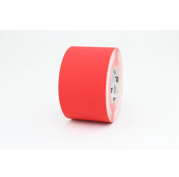 Taśma antypoślizgowa Easy Clean R10, rolka, czerwona, S*D 100 mm*18,3 m