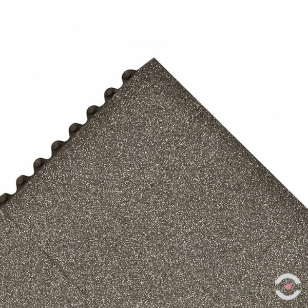 Mata ergonomiczna Notrax, 856SFR Cushion Ease Solid Nitrile GSII FR, modułowa, nitrylowa, mb x mb, obszar suchy, czarny