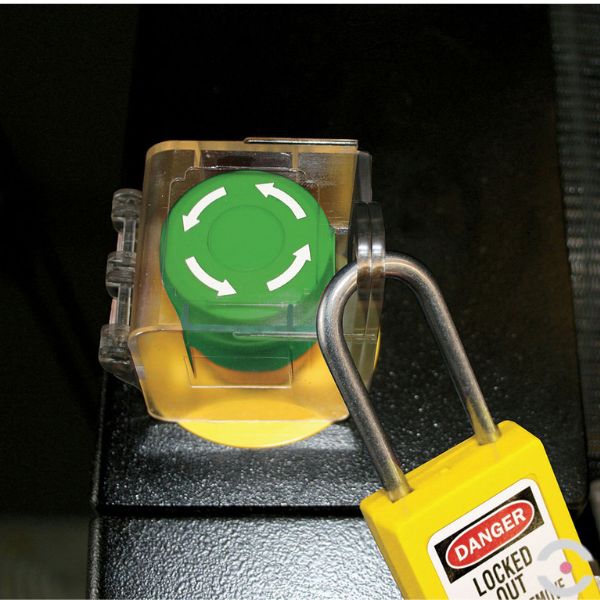 Blokada stała przycisku/wyłącznika sterowniczego, obrotowego