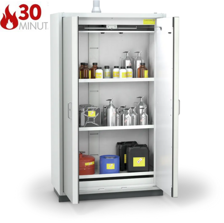 Szafa ognioodporna Topserw SAFE-30 XL, 3 półki, drzwi CLA szare, BASIC, 30 min