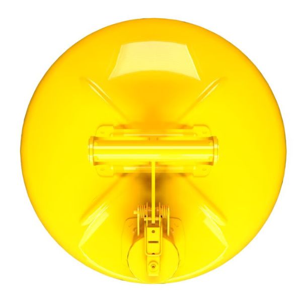 Pojemnik zabezpieczający Justrite stalowy na płyny łatwopalne 19 l, Typ I, żółty