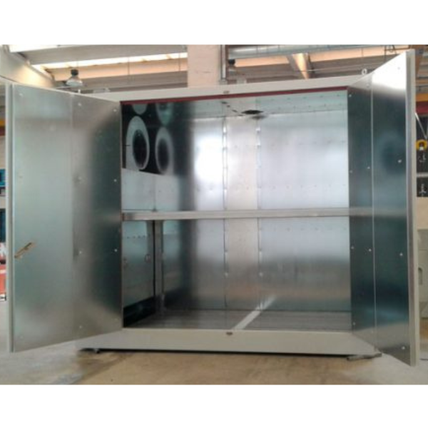 Komora (szafa) grzewcza Amarc, 1 strefa grzewcza, 32*200 l/8*IBC, 2 poziomy, ogrzewanie elektryczne, 100°C