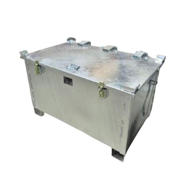 Pojemnik do składowania baterii i akumulatorów Topserw, 220 l, stal ocynkowana, wypełniacz PyroBubbles