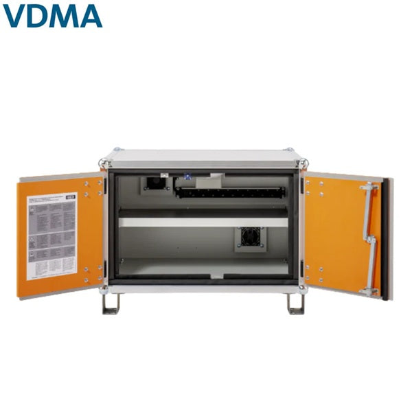 Szafa zabezpieczająca Topserw BATT S, ładowanie akumulatorów, 230V, 1 półka, 9 gniazd, nóżki, Basic 8/5, (VDMA 24994)