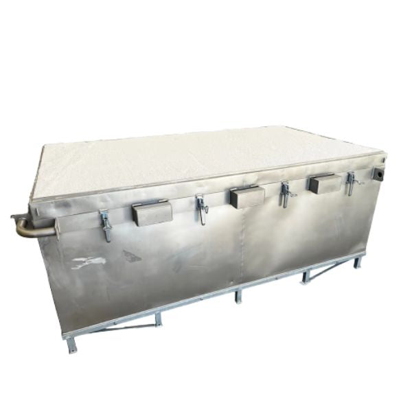 Pojemnik PG1 do transportu (ADR), składowania baterii i akumulatorów Topserw, 2993 l, stal nierdzewna, wypełniacz PyroBubbles