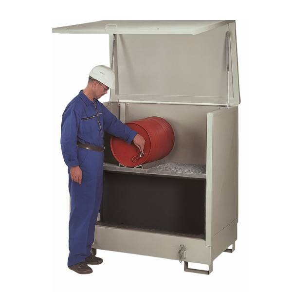 Półka kratowa (małe pojemniki, 1*beczka 60 l) S*G 1260*500 mm, 1 poziom