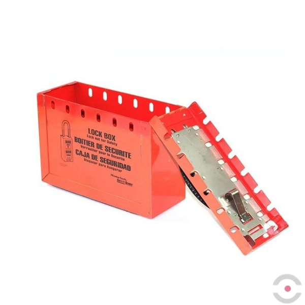 Skrzynka zabezpieczająca klucze kłódek bezpieczeństwa, przenośna