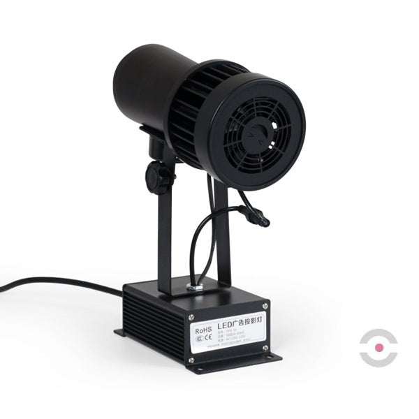 Projektor przemysłowy LED GOBO, 50W, optyka 18°, wewnętrzny, obrotowy, IP20