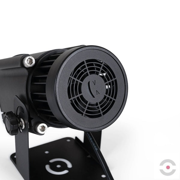 Projektor przemysłowy LED GOBO, 50W, optyka 18°, zewnętrzny, obrotowy, IP65