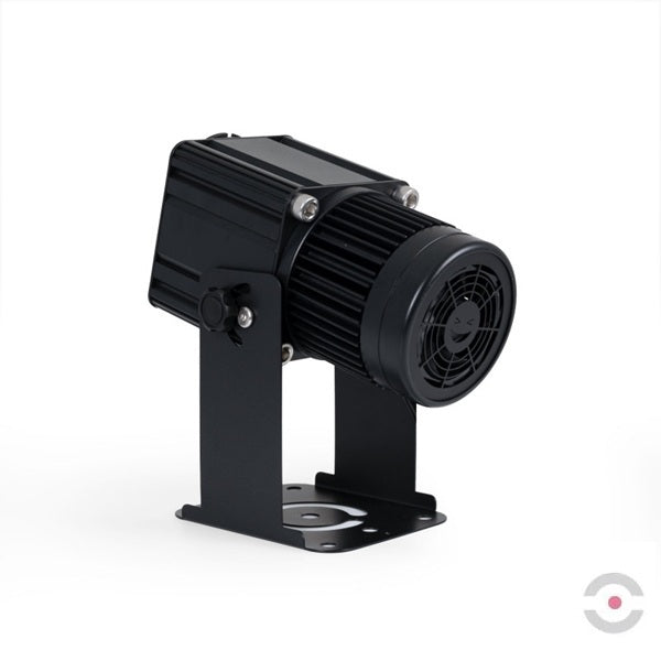 Projektor przemysłowy LED GOBO, 100W, optyka 18°, zewnętrzny, stały, 4 soczewki, IP65