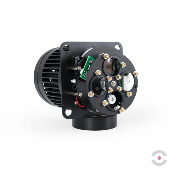 Projektor przemysłowy LED GOBO, 100W, optyka 18°, zewnętrzny, stały, 4 soczewki, IP65