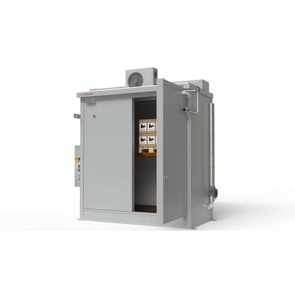 Magazyn ognioodporny Topserw BATTERY, REI120, 2 poziomy/1 segment, S*G*W 3400*1800*3500, 1*1000 l, 1*drzwi dwuskrzydłowe