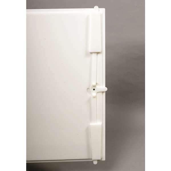 Szafa zabezpieczająca (kwasy, zasady) Justrite TABLE HDPE XS, 15 l, 1-drzwiowa ZR, biały