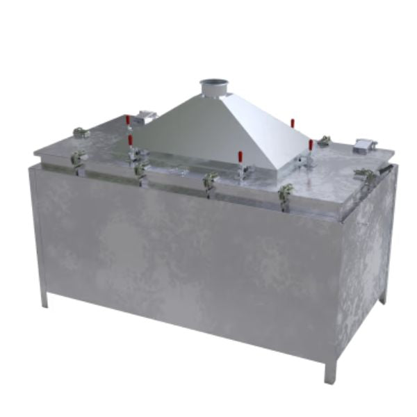 Pojemnik do testowania baterii i akumulatorów Topserw, 806 l, stal ocynkowana