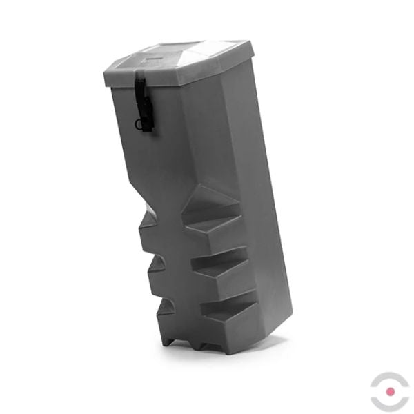 Pojemnik na gaśnicę 9-12 kg Jonesco, Śr.zewn 230 mm, pojazd, Seria 75, szary