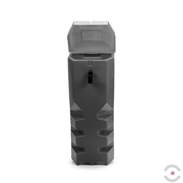 Pojemnik na gaśnicę 9-12 kg Jonesco, Śr.zewn 230 mm, pojazd, Seria 75, szary