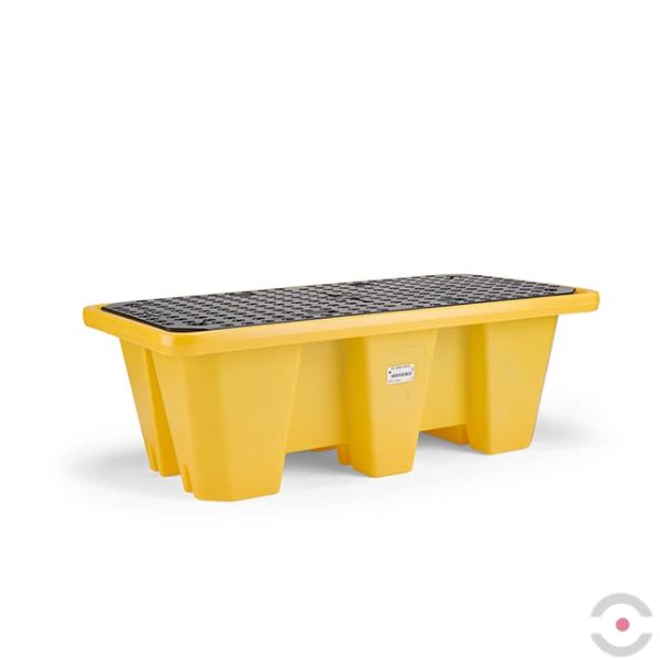 Wanna wychwytowa polietylenowa Topserw 250 l, beczka 2*200 l, kratownica, stos, czarny, MEDIUM