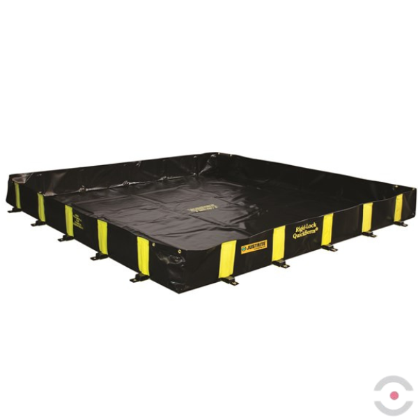 Wanna wychwytowa elastyczna Justrite 1798 l, beczka 14*200 l , Rigid-Lock QuickBerm, EU