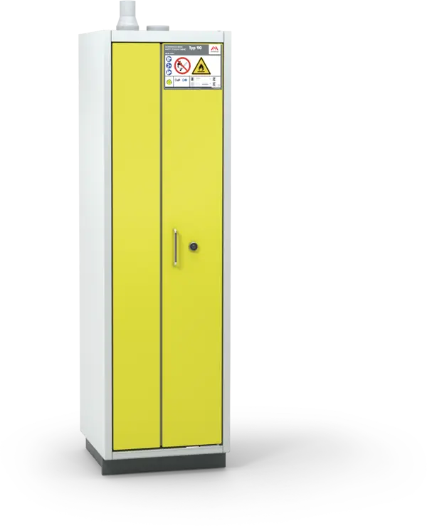 Szafa ognioodporna Topserw SAFE-90 M, 4 półki, drzwi FSC żółte, PREMIUM, 90 min