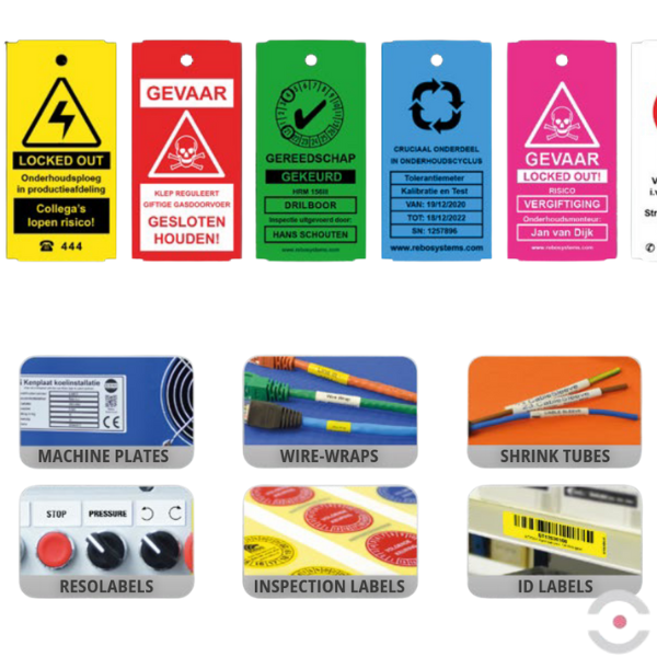 System do tworzenia przemysłowych etykiet i zawieszek SMS Tag-ID2, szer. druku do 104 mm, rozdz. 300 dpi