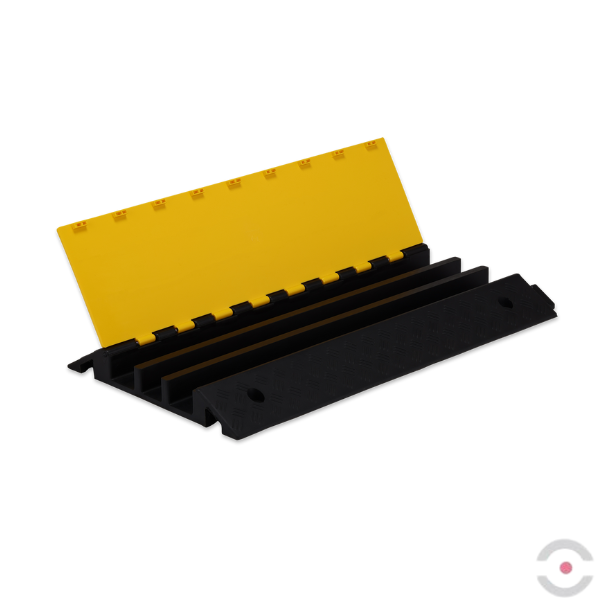 Modułowy próg kablowy z otwieraną pokrywą, 3 kanały kablowe (60x70 mm, 2*70x70 mm)