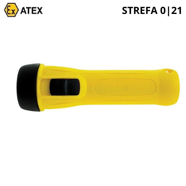 Latarka Ex ATEX Topserw WOLF TS-65 bateryjna, prosta, Zone ‘0’, ‘21’