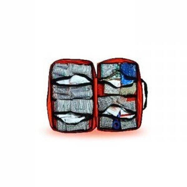 Apteczka biurowa Topserw, 2*DIN13157, 50 osób, torba, kolor pomarańczowy