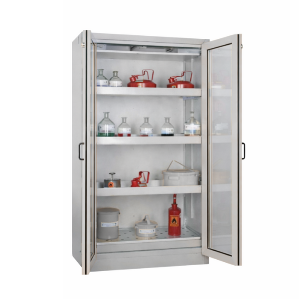 Szafa ognioodporna Topserw PRIME-30 XL, 3 półki wysuwane, drzwi GL szare, SiS VS, 30 min