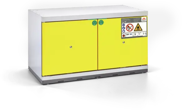 Szafa ognioodporna Topserw UNDER-90 L, 1 taca, drzwi PSH żółte, UTS, 90 min