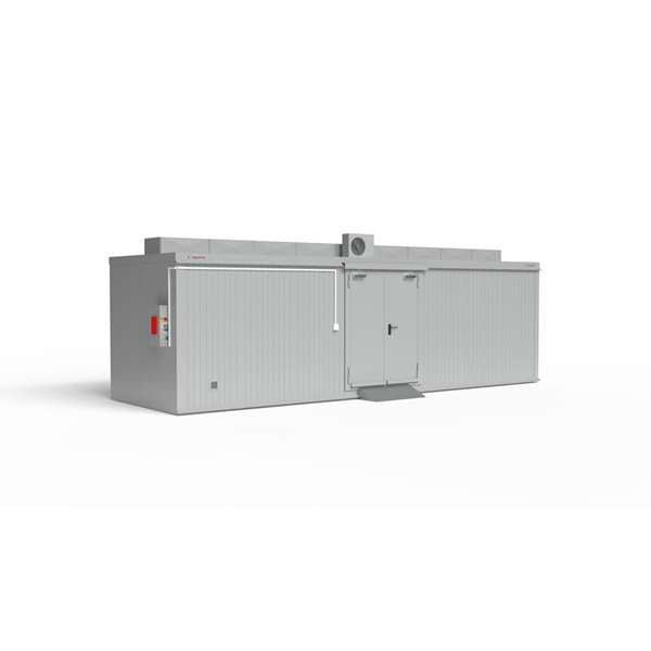 Magazyn ognioodporny Topserw BATTERY, 8-CL, REI120, S*G*W 8000*2500*2440 mm, 2*1200 l, drzwi dwuskrzydłowe DF