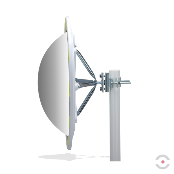 Lustro drogowe Dancop, PANORAMA Stockholm, poliwęglan, 60 cm, kąt obserwacji 180°, zielono-żółte